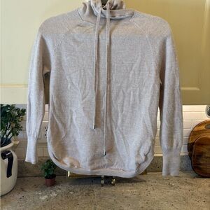 Cynthia Rowley Light Beige Turtleneck Sweater